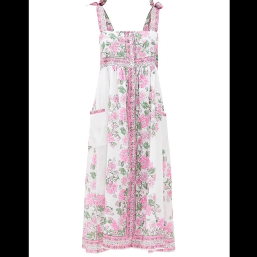 Juliet Dunn Tie Shoulder Dress